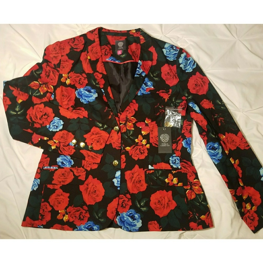 Vince Camuto NWT Floral Blazer 12